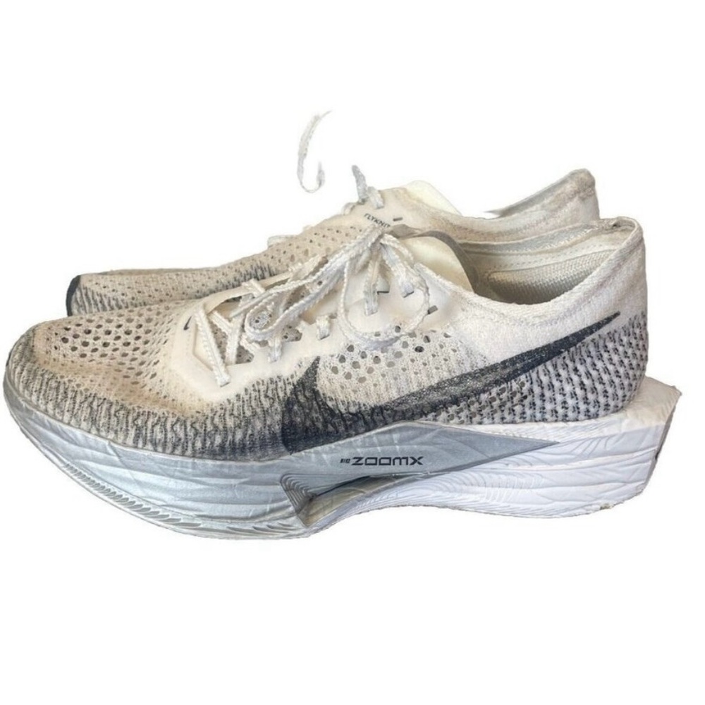 Nike ZoomX Vaporfly Next% 3 White Silver Grey Black DV4130-100 Women Size 8 Race